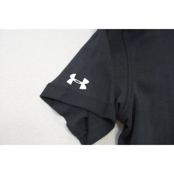 Under Armour Short Sleeve Hoodie Sweat Shirt Loose Cotton Blend Mens Sz Large - Picture 7 of 11